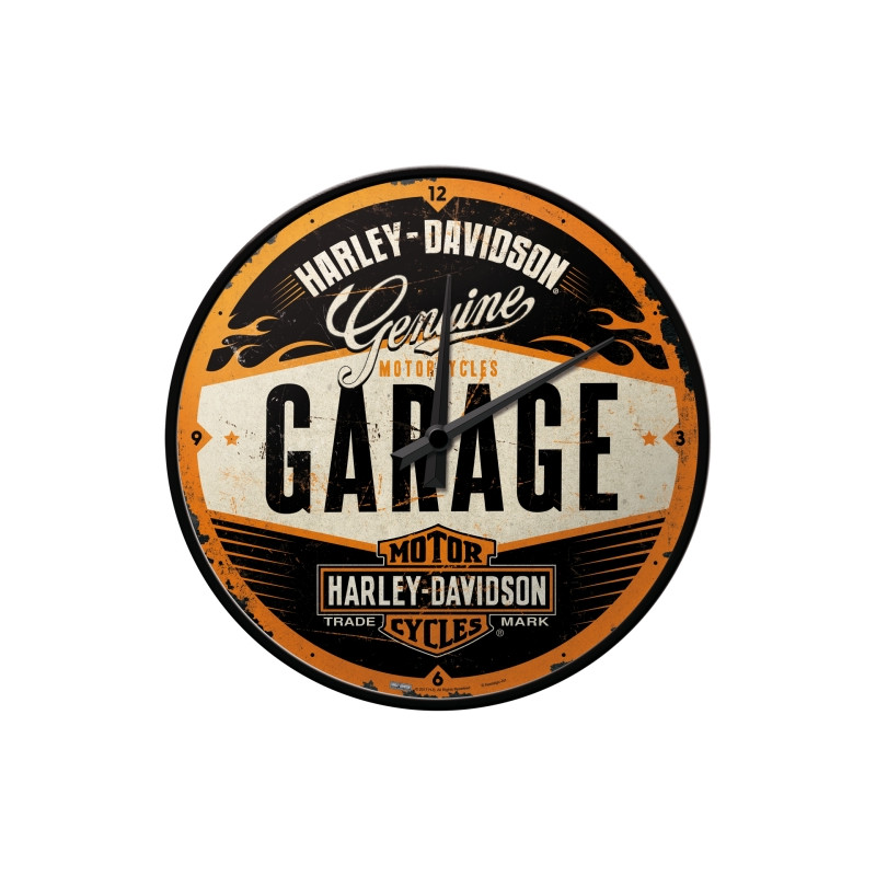 Harley-Davidson Garage - Wanduhr